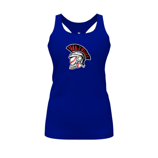 [FT0TRBRY-FYS-LOGO1] Decker Racerback Tank Top (Female Youth S, Royal, Logo 1)