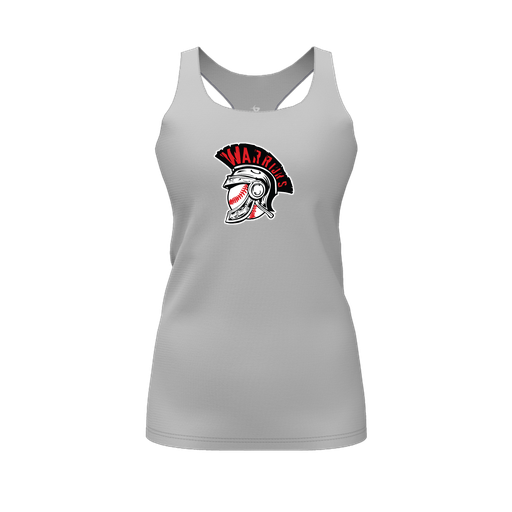 [FT0TRBGY-FYS-LOGO1] Decker Racerback Tank Top (Female Youth S, Gray, Logo 1)