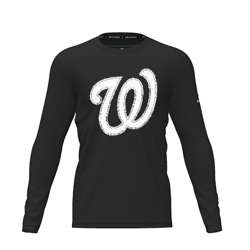 [CUS-DRIF-TEES-PER-CNK-LSL-BLK-YXS-LOGO2] Dri Fit Performance T-Shirt (Youth XS, Black, Logo 2, Long Sleeve)