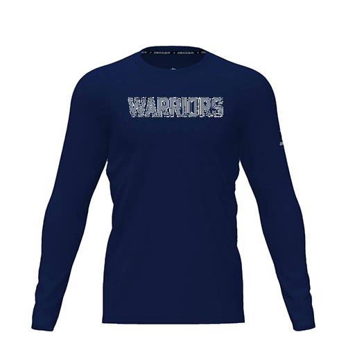 [CUS-DRIF-TEES-PER-CNK-LSL-NVY-YXS-LOGO3] Dri Fit Performance T-Shirt (Youth XS, Navy, Logo 3, Long Sleeve)
