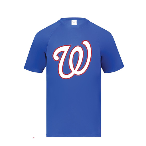 [2790.060.S-LOGO2] Men's Smooth Sport T-Shirt (Adult S, Royal, Logo 2)