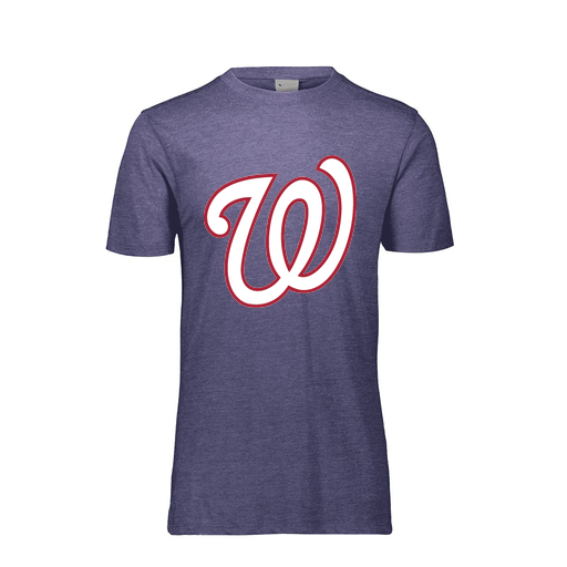 [FTSCUBRY-AS-LOGO2] Decker Men's Tri-Blend T-Shirt - Short Sleeve (Adult S, Royal, Logo 2)