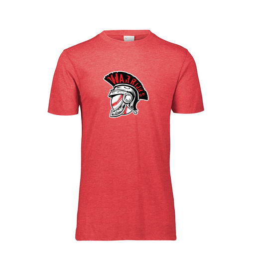 [FTSCUBRD-YS-LOGO1] Decker Youth Tri-Blend T-Shirt - Short Sleeve (Youth S, Red, Logo 1)