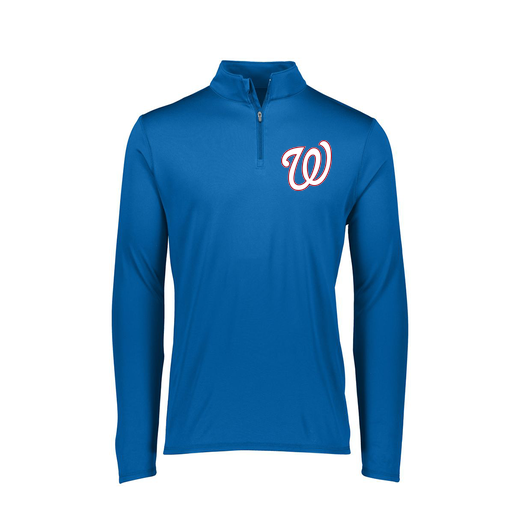 [FTLQFLRY-FAXS-LOGO2] Ladies Flex-Lite 1/4 Zip Shirt (Female Adult XS, Royal, Logo 2)
