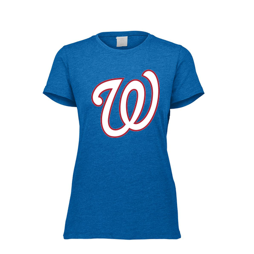 [FTSCUBRY-FAXS-LOGO2] Decker Women's Tri-Blend T-Shirt - Short Sleeve (Female Adult XS, Royal, Logo 2)