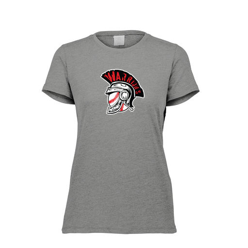 [FTSCUBGY-FAXS-LOGO1] Decker Women's Tri-Blend T-Shirt - Short Sleeve (Female Adult XS, Gray, Logo 1)