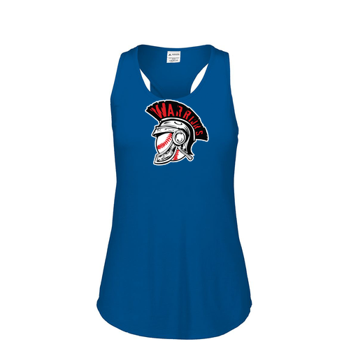 [3078.U55.S-LOGO1] Ladies Tri Blend Tank Top (Female Adult S, Royal, Logo 1)