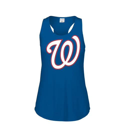 [3078.U55.S-LOGO2] Ladies Tri Blend Tank Top (Female Adult S, Royal, Logo 2)