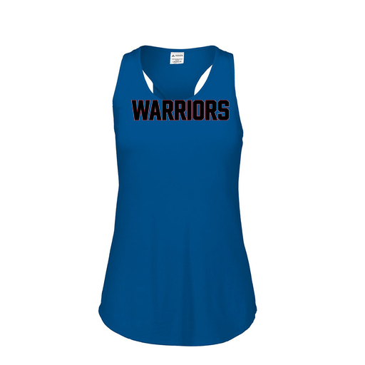 [FT0TUBRY-FAS-LOGO3] Ladies Tri Blend Tank Top (Female Adult S, Royal, Logo 3)