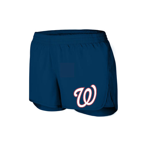 [2430.065.XS-LOGO2] Women's Performance Shorts (Female Adult XS, Navy, Logo 2)
