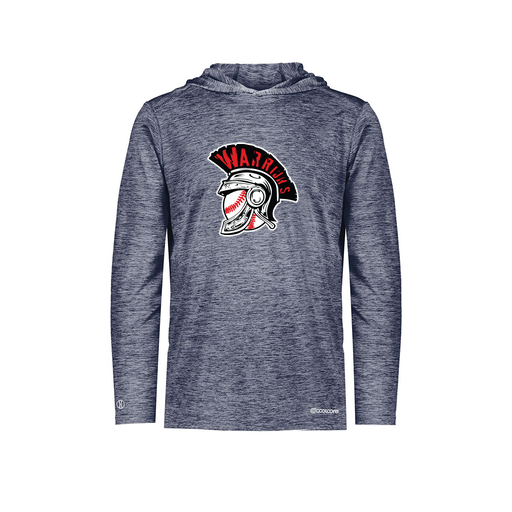 [FOLHCGNV-AS-LOGO1] Decker Men's Charge Hoodie (Adult S, Navy, Logo 1)