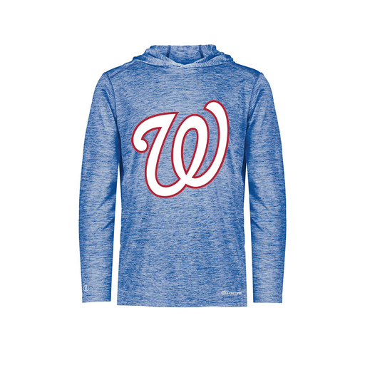 [FOLHCGRY-AS-LOGO2] Decker Men's Charge Hoodie (Adult S, Royal, Logo 2)