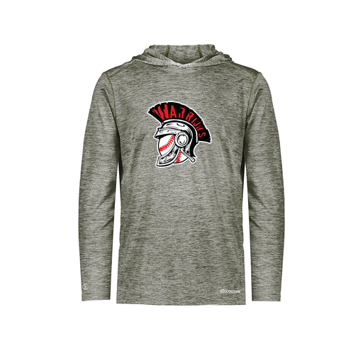 [FOLHCGGY-AS-LOGO1] Decker Men's Charge Hoodie (Adult S, Gray, Logo 1)