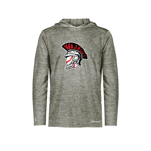 [FOLHCGGY-YS-LOGO1] Decker Youth Charge Hoodie (Youth S, Gray, Logo 1)