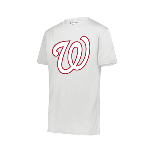 [222818.005.S-LOGO2] Men's Movement Dri Fit Shirt (Adult S, White, Logo 2)