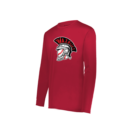 [222822.083.XS-LOGO1] Men's LS Smooth Sport Shirt (Adult XS, Red, Logo 1)