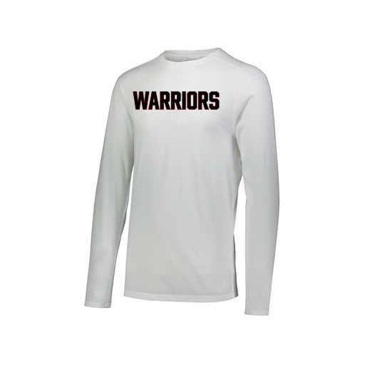 [FTLCUBWH-AXS-LOGO3] Decker Men's Tri-Blend T-Shirt - Long Sleeve (Adult XS, White, Logo 3)