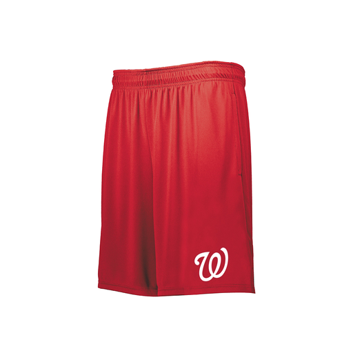 [229511.083.XS-LOGO2] Men's Swift Short (Adult XS, Red, Logo 2)
