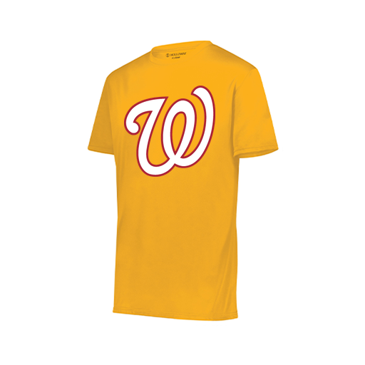 [222819.025.XXS-LOGO2] Youth Movement Dri Fit Shirt (Youth XXS, Athletic Gold, Logo 2)