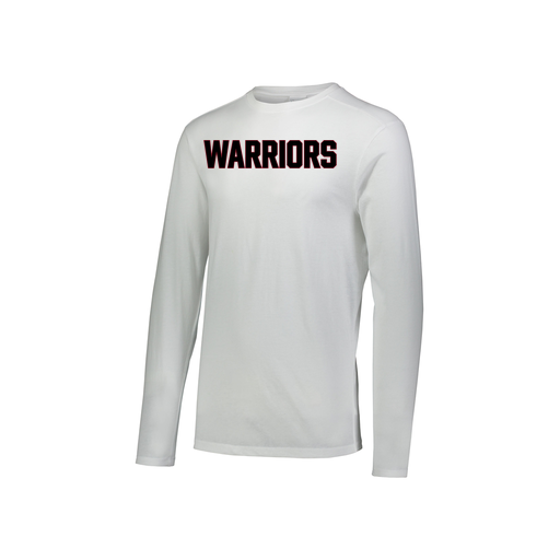 [3076.005.S-LOGO3] Youth LS Ultra-blend T-Shirt (Youth S, White, Logo 3)