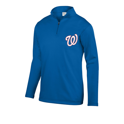 [5508.060.S-LOGO2] Youth FlexFleece 1/4 Zip (Youth S, Royal, Logo 2)