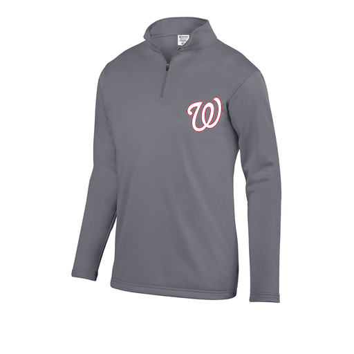 [5508.059.S-LOGO2] Youth FlexFleece 1/4 Zip (Youth S, Gray, Logo 2)