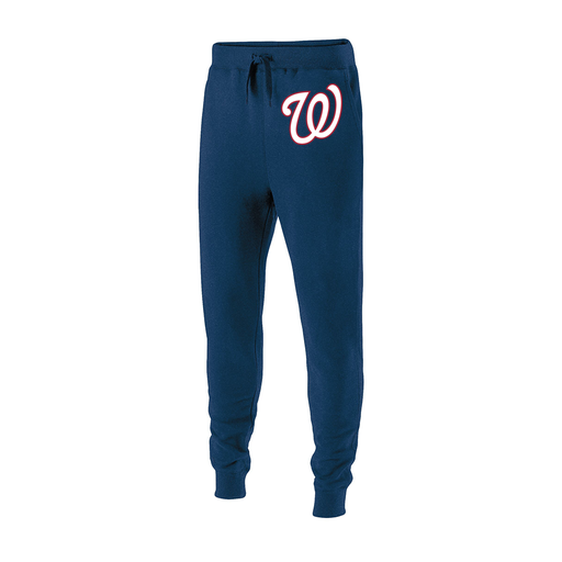 [229648.065.S-LOGO2] Youth 60/40 Fleece Jogger (Youth S, Navy, Logo 2)
