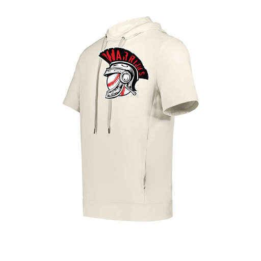 [222605-WHT-YS-LOGO1] YOUTH VENTURA SOFT KNIT SHORT SLEEVE HOODIE (Youth S, White, Logo 1)