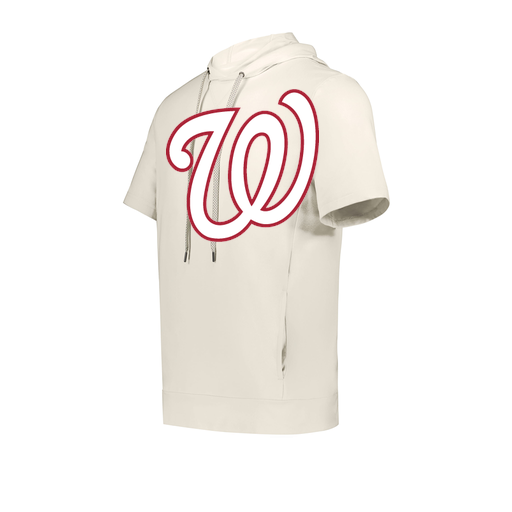 [222605-WHT-YS-LOGO2] YOUTH VENTURA SOFT KNIT SHORT SLEEVE HOODIE (Youth S, White, Logo 2)