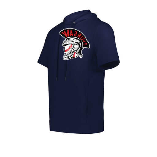 [222605.065.S-LOGO1] YOUTH VENTURA SOFT KNIT SHORT SLEEVE HOODIE (Youth S, Navy, Logo 1)