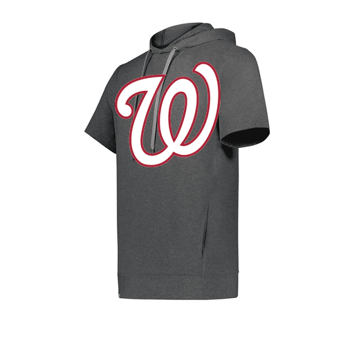[222605-GRY-YS-LOGO2] YOUTH VENTURA SOFT KNIT SHORT SLEEVE HOODIE (Youth S, Gray, Logo 2)