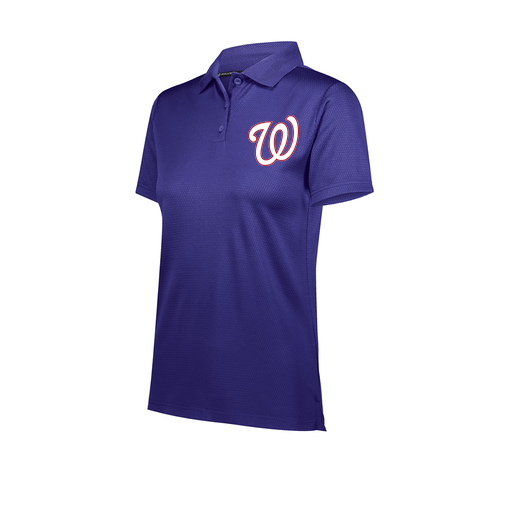 [222768-PUR-FAXS-LOGO2] Ladies Prism Polo (Female Adult XS, Purple, Logo 2)