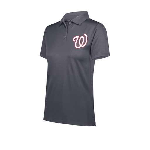[222768-GRY-FAXS-LOGO2] Ladies Prism Polo (Female Adult XS, Gray, Logo 2)