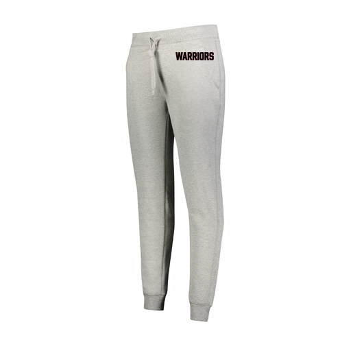 [229748.017.XS-LOGO3] Ladies 60/40 Fleece Jogger (Female Adult XS, Silver, Logo 3)